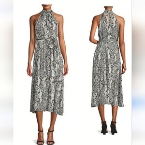 Worthington Halter Snake Print Dress Sz6 #New